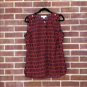 Fun sleeveless blouse